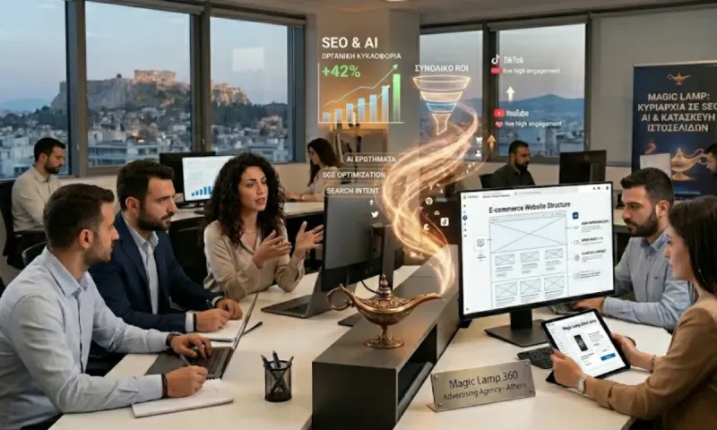 Η Magic Lamp μεταμορφώνει την κατασκευή ιστοσελίδων και eshop για τις νέες AI αναζητήσεις