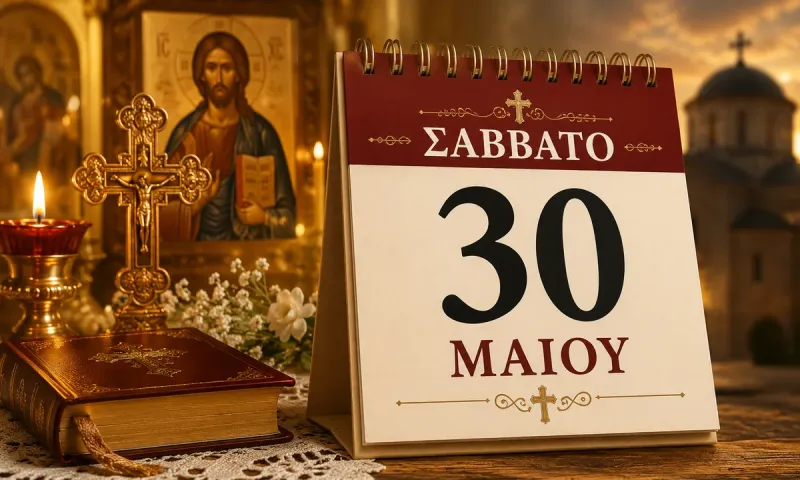 Σάββατο 30 Μαΐου - Ποιοι γιορτάζουν σήμερα