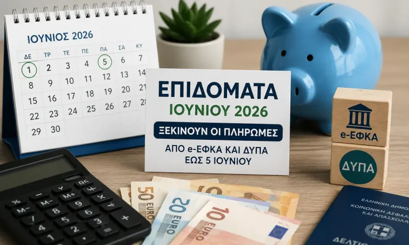 Επιδόματα Ιουνίου: Ξεκινούν οι πληρωμές σε χιλιάδες δικαιούχους - Ποιοί βλέπουν χρήματα άμεσα