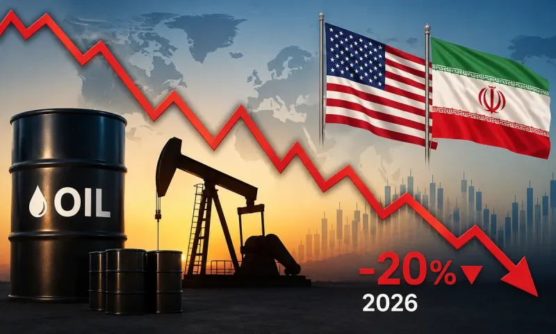 Πτώση 20% στην τιμή του πετρελαίου, καθώς ενισχύονται οι ελπίδες για συμφωνία ΗΠΑ - Ιράν