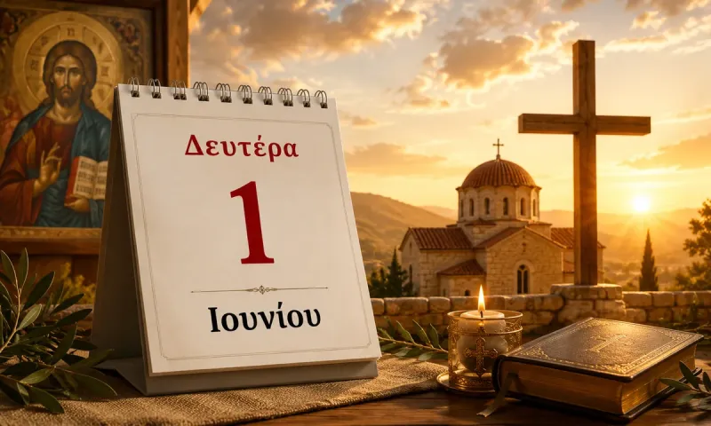 Δευτέρα 1 Ιουνίου - Ποιοι γιορτάζουν σήμερα
