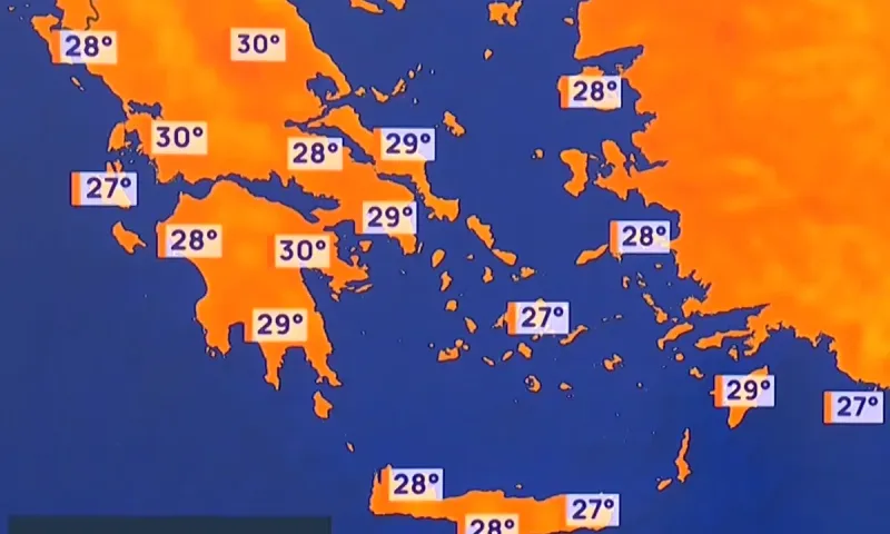 Καιρός: Πού θα σημειωθούν τοπικές μπόρες και πότε ανεβαίνει η θερμοκρασία
