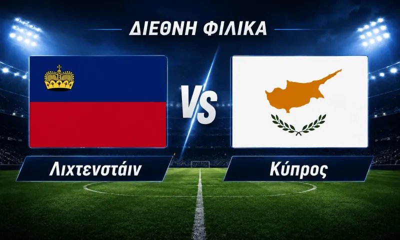 Λιχτενστάιν - Κύπρος : Σε ποιο κανάλι παίζει σήμερα ο αγώνας