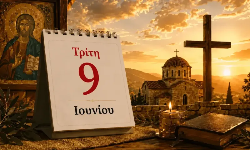 Ποιοι γιορτάζουν σήμερα – Τρίτη 9 Ιουνίου