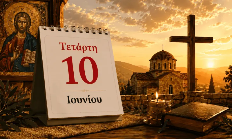 Ποιοι γιορτάζουν σήμερα – Τετάρτη 10 Ιουνίου