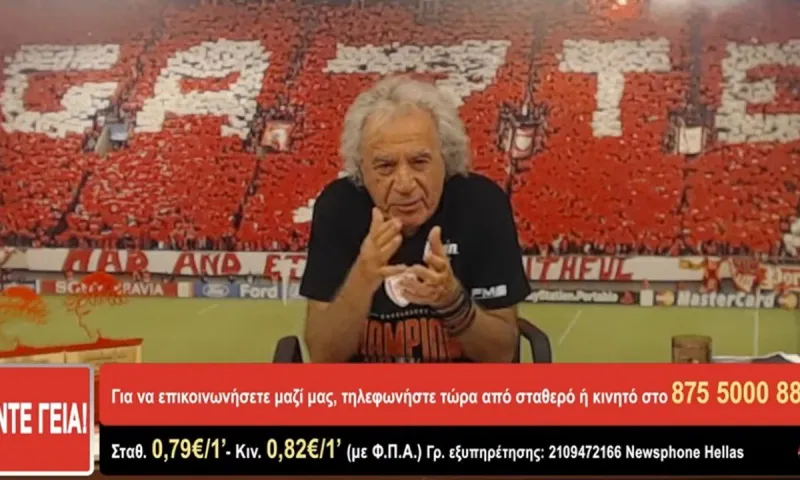 Στόλισε τον Βαγγέλη Ιωάννου και την ΕΡΤ ο Τάκης Τσουκαλάς…