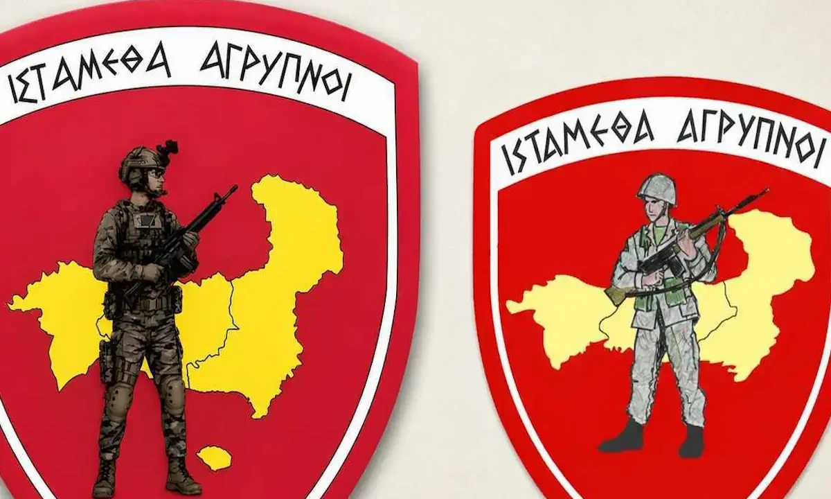Ελληνικός Στρατός: Το νέο έμβλημα δείχνει έναν σύγχρονο Έλληνα οπλίτη να κοιτά προς την Τουρκία, ενώ μπήκε στον χάρτη και η Σαμοθράκη.