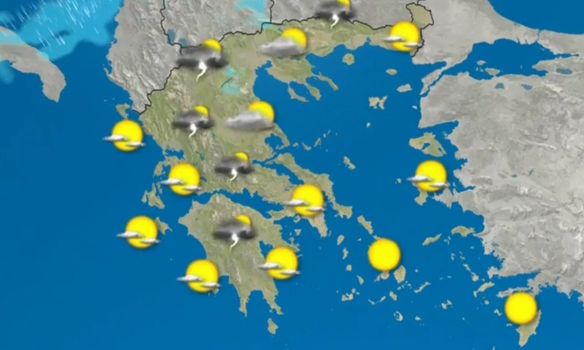 Έρχεται αστάθεια με καταιγίδες και χαλάζι: Ποιες περιοχές θέλουν προσοχή
