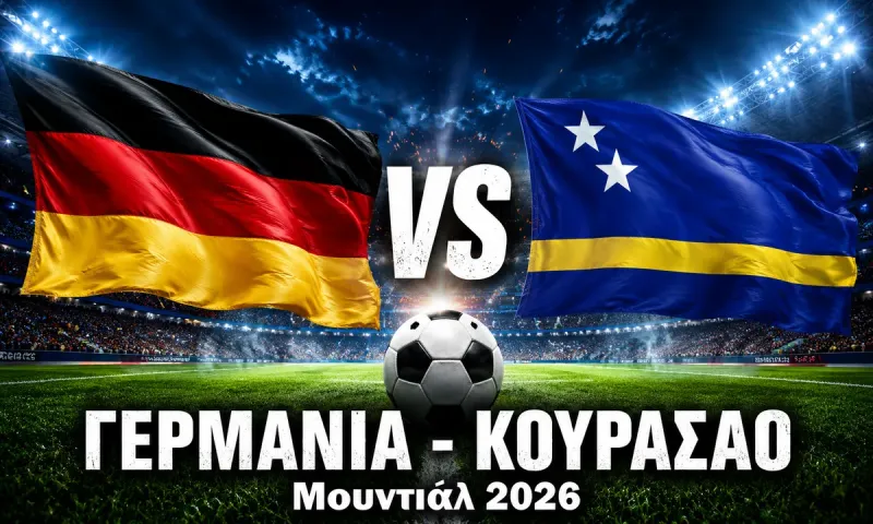 Γερμανία - Κουρασάο : Σε ποιο κανάλι παίζει σήμερα ο αγώνας