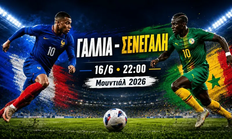 Γαλλία - Σενεγάλη : Σε ποιο κανάλι παίζει σήμερα ο αγώνας