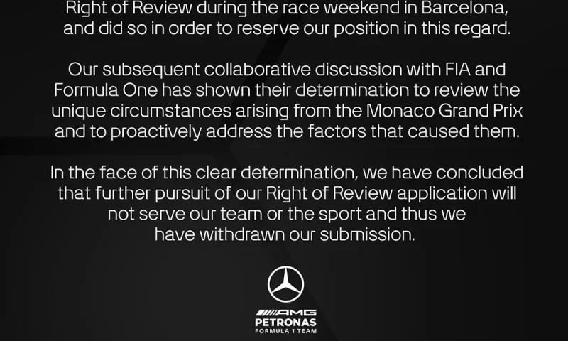 Mercedes: Απέσυρε την ένσταση για τον Ράσελ μετά το μπέρδεμα στο Μονακό