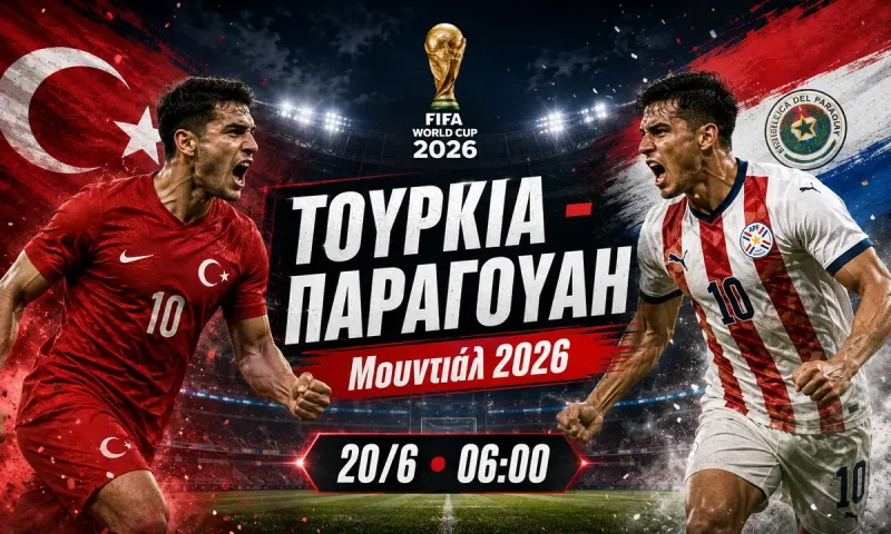 Τουρκία - Παραγουάη : Σε ποιο κανάλι παίζει αύριο ο αγώνας