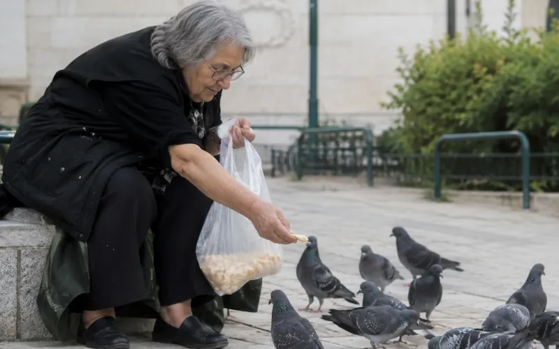 Περιστέρια: Φταίνε για την κατάσταση αυτοί που τα ταΐζουν;