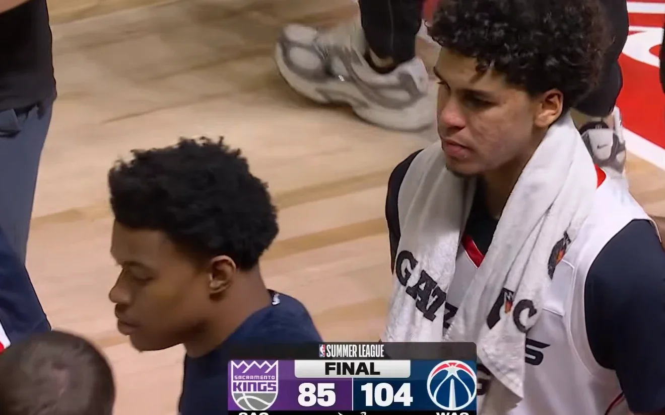 Στιγμιότυπο από τον αγώνα Washington Wizards - Sacramento Kings στο NBA Summer League