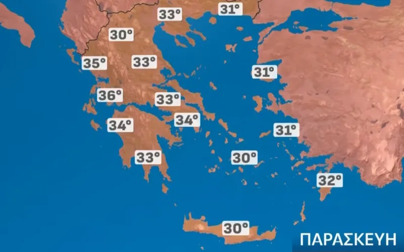 Καιρός: Ο πρώτος καύσωνας του καλοκαιριού φέρνει 42 βαθμούς, πότε υποχωρεί η θερμοκρασία