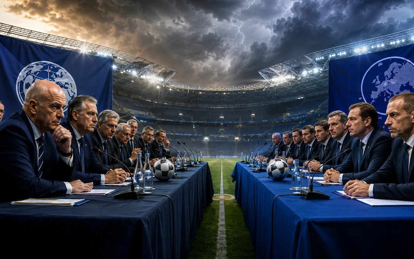 Η σύγκρουση ανάμεσα στη FIFA και την UEFA