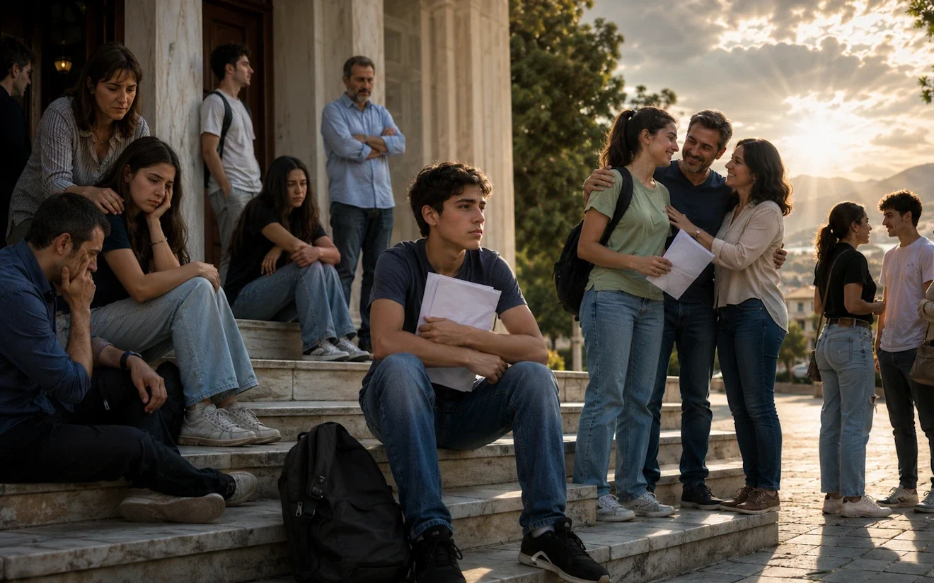 Οι μαθητές μετά την ανακοίνωση των βάσεων εισαγωγής