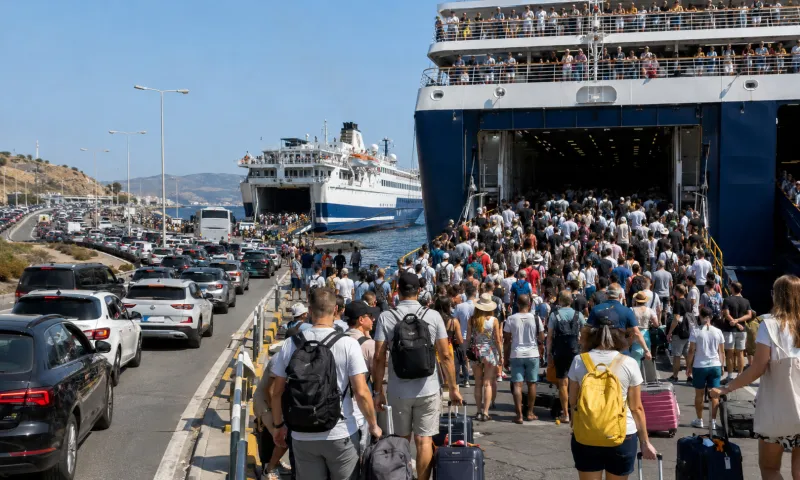 Η έξοδος του Ιουλίου πιέζει δρόμους και λιμάνια – Με μεγάλες πληρότητες τα πλοία