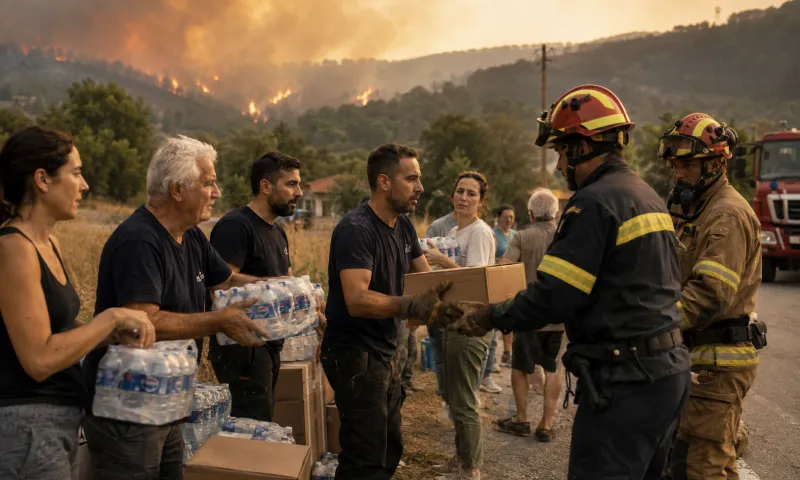 Εθελοντές στις πυρκαγιές: Η δύναμη της γειτονιάς σε μια δύσκολη στιγμή