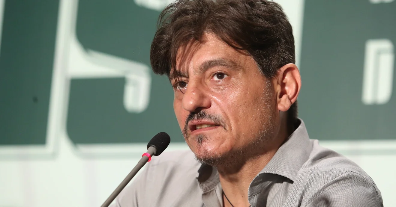 Ο Δημήτρης Γιαννακόπουλος σε συνέντευξη τύπου / Φωτογραφία: Intime