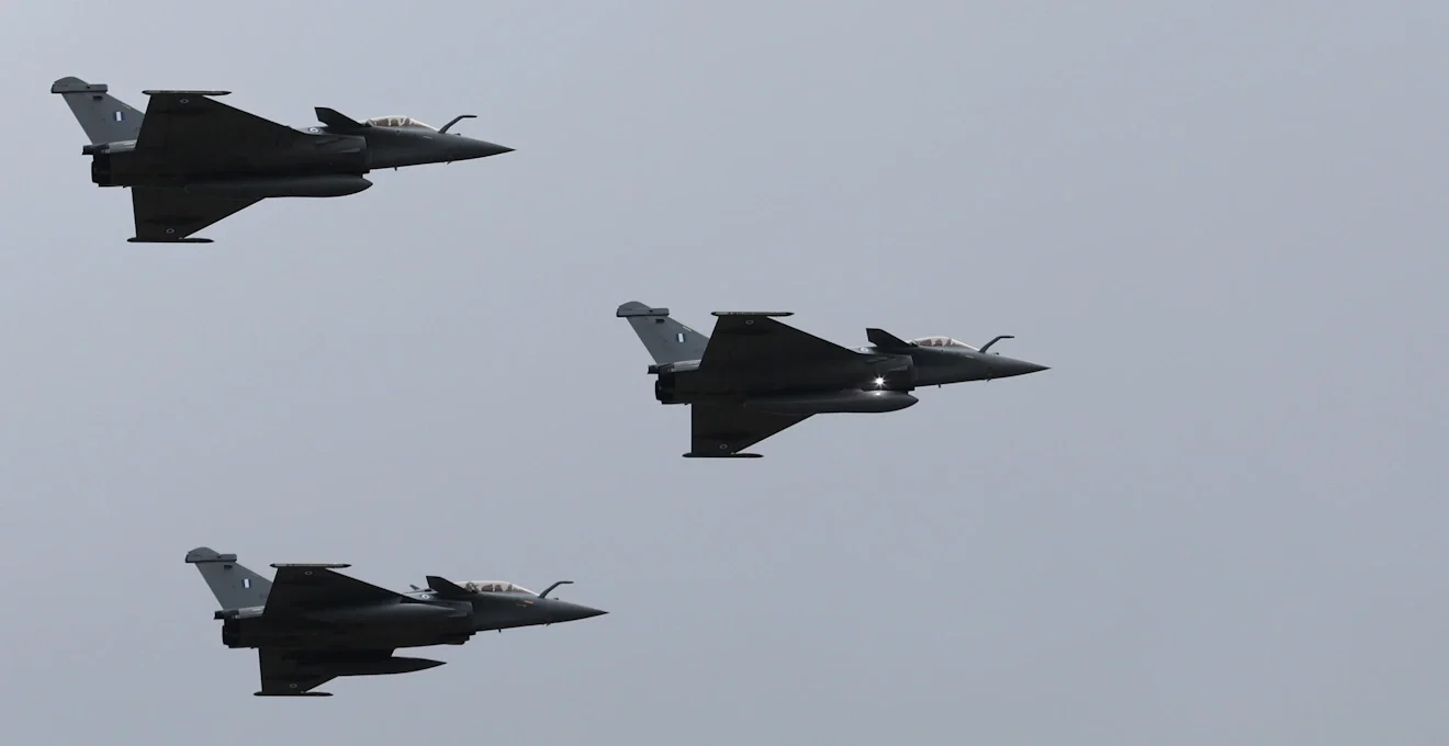 Ελληνικά Rafale σε επίδειξη / Φωτογραφία: Intime