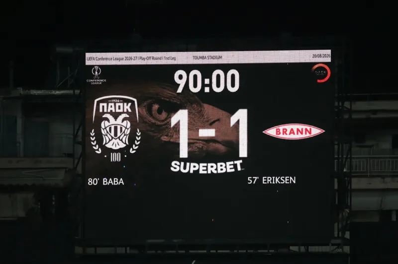 ΠΑΟΚ: Το 1-1 που τον αδικεί – Οι αριθμοί δείχνουν τι έχασε με την Μπραν