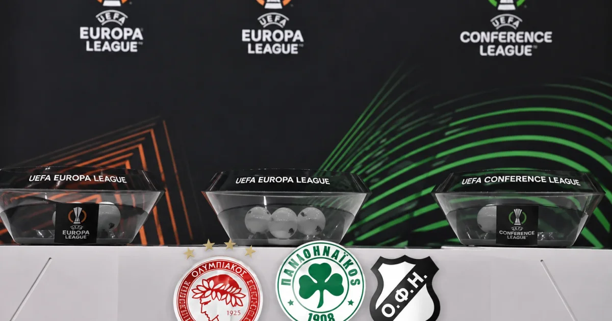 LIVE η κλήρωση Europa και Conference League | Αθλητικά στο PlusTV.gr