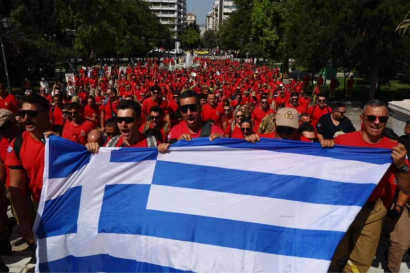 Συγκέντρωση Εποχικών Πυροσβεστών