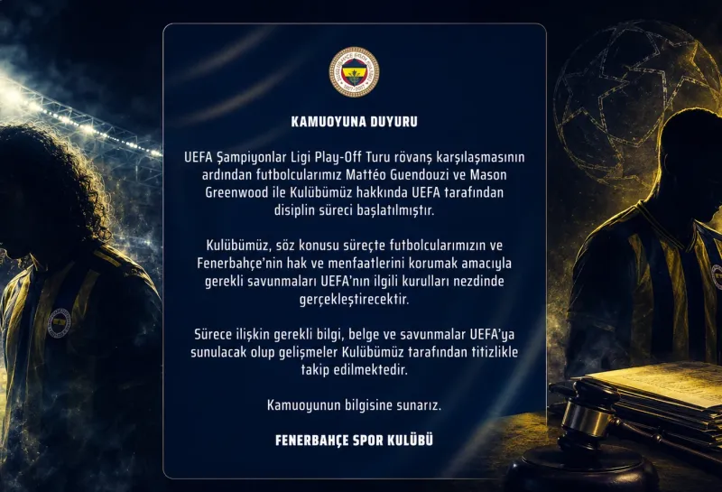 Φενέρμπαχτσε: Η UEFA άνοιξε φάκελο για Γκεντουζί και Γκρίνγουντ – Τι προβλέπουν οι ποινές