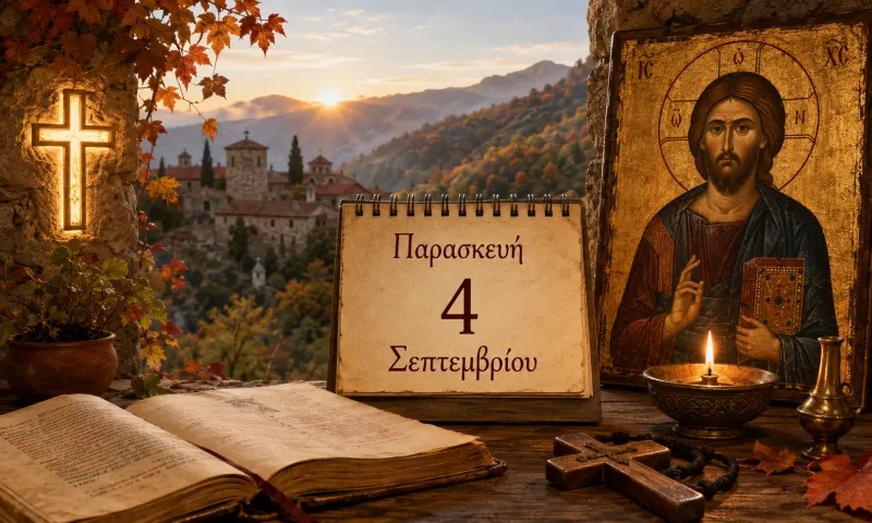 Ποιοι γιορτάζουν σήμερα – Παρασκευή 4 Σεπτεμβρίου