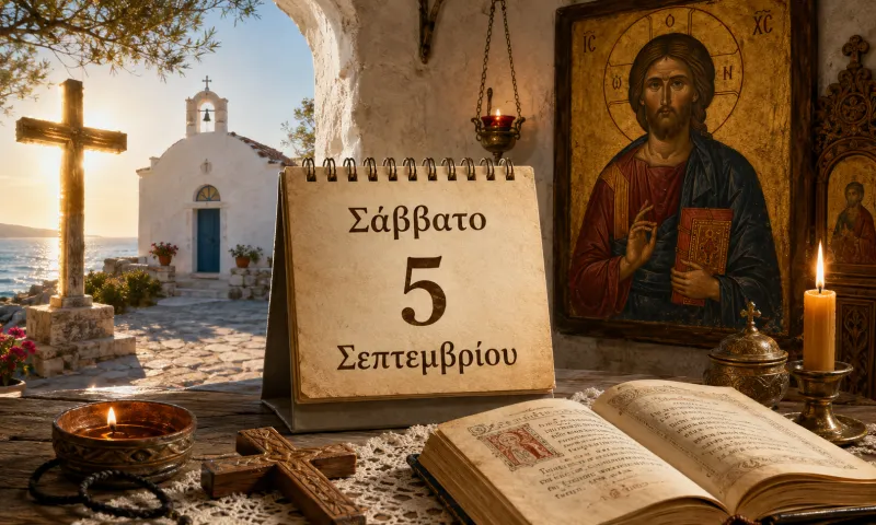 Ποιοι γιορτάζουν σήμερα – Σάββατο 5 Σεπτεμβρίου