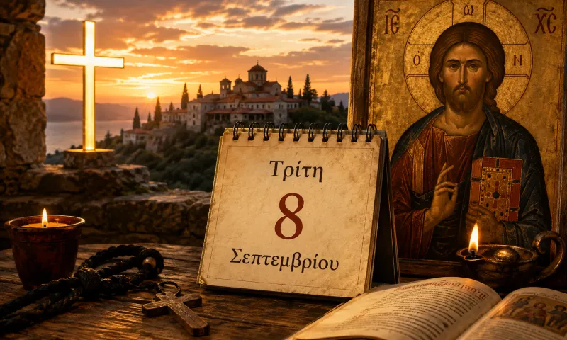 Ποιοι γιορτάζουν σήμερα – Τρίτη 8 Σεπτεμβρίου
