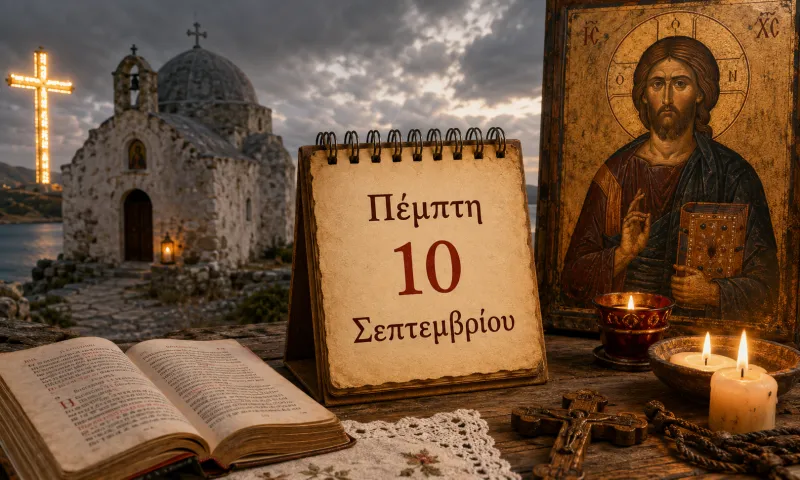 Ποιοι γιορτάζουν σήμερα – Πέμπτη 10 Σεπτεμβρίου