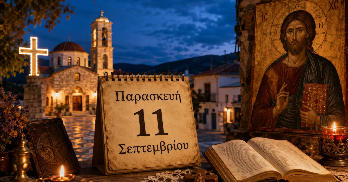 Ποιοι γιορτάζουν σήμερα 11 Σεπτεμβρίου | Αθλητικά στο LivePress.gr