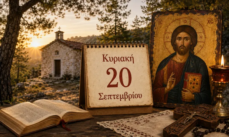 Ποιοι γιορτάζουν σήμερα – Κυριακή 20 Σεπτεμβρίου