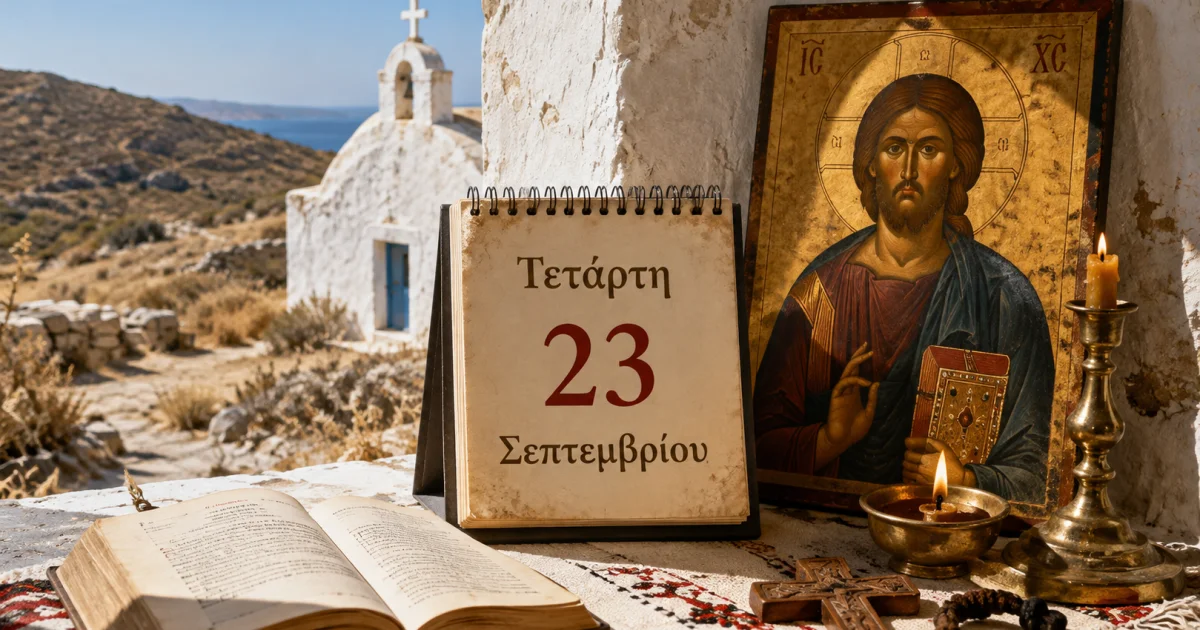 Ποιοι γιορτάζουν σήμερα 23 Σεπτεμβρίου | Αθλητικά στο PlusTV.gr