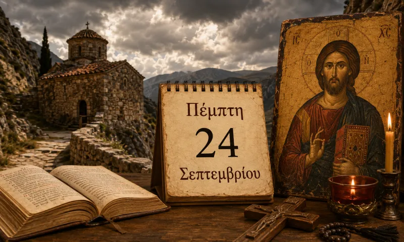 Ποιοι γιορτάζουν σήμερα – Πέμπτη 24 Σεπτεμβρίου