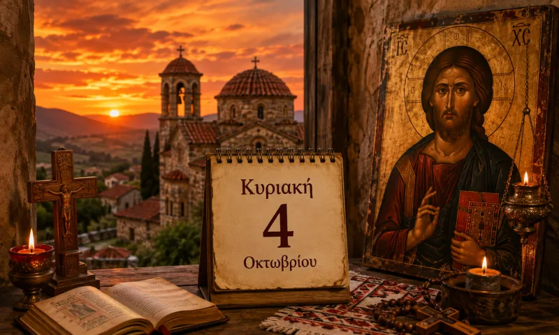 Ποιοι γιορτάζουν σήμερα – Κυριακή 4 Οκτωβρίου