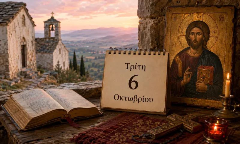Ποιοι γιορτάζουν σήμερα – Τρίτη 6 Οκτωβρίου