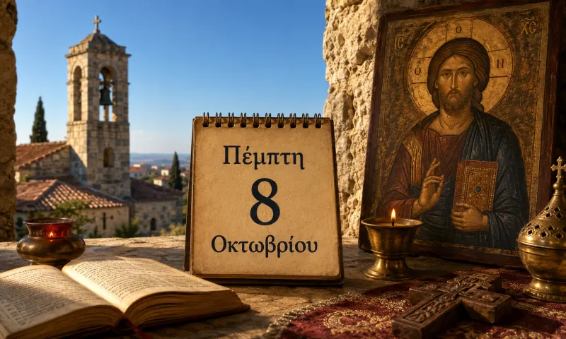 Ποιοι γιορτάζουν σήμερα – Πέμπτη 8 Οκτωβρίου