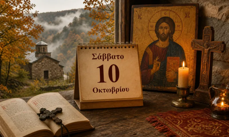 Ποιοι γιορτάζουν σήμερα – Σάββατο 10 Οκτωβρίου