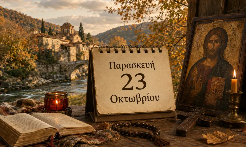 Ποιοι γιορτάζουν σήμερα – Παρασκευή 23 Οκτωβρίου