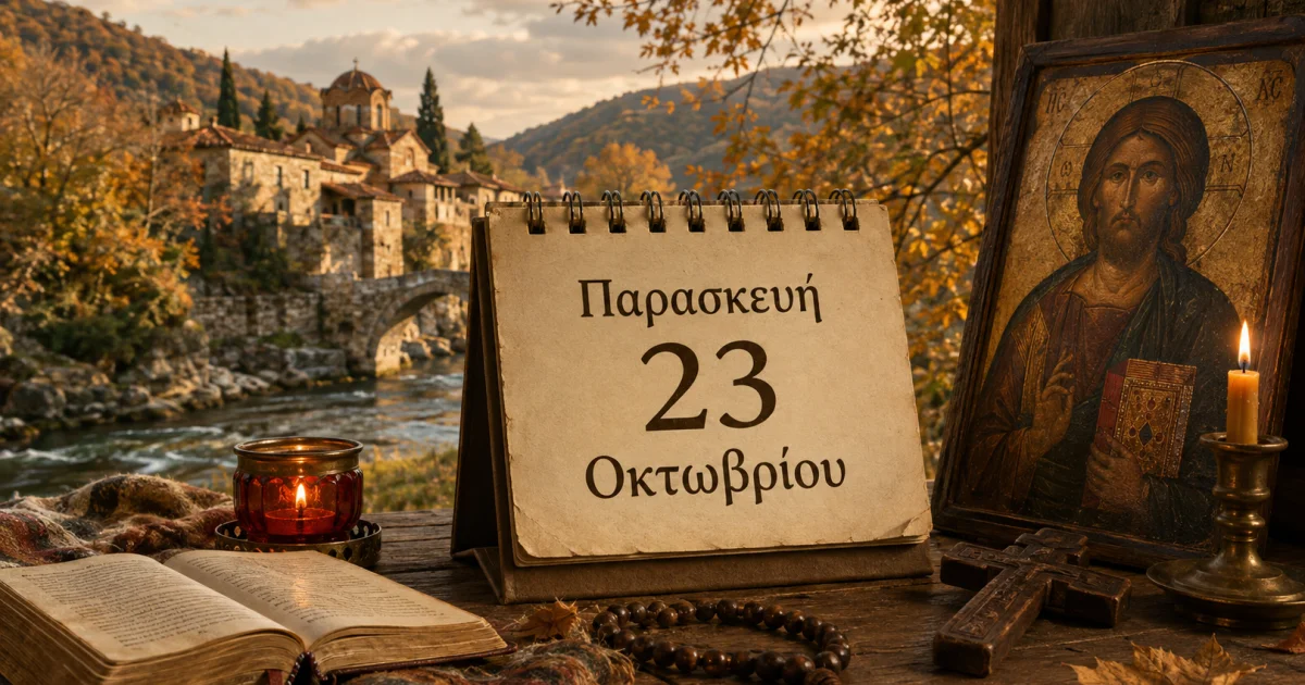 Ποιοι γιορτάζουν σήμερα 23 Οκτωβρίου | Αθλητικά στο PlusTV.gr