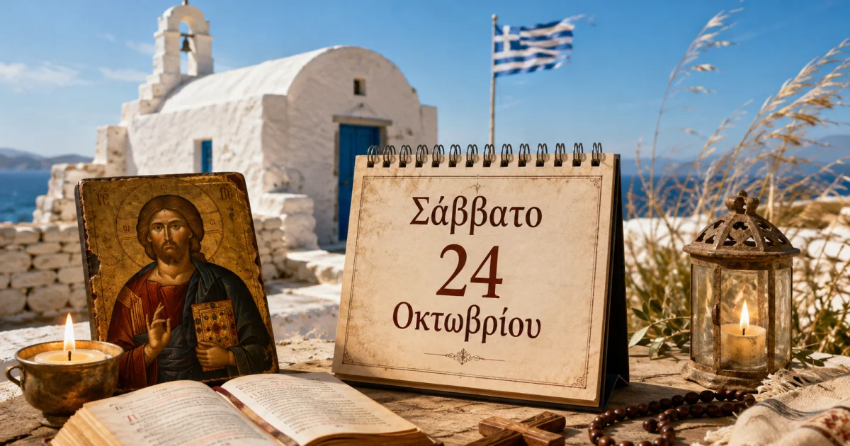 Ποιοι γιορτάζουν σήμερα 24 Οκτωβρίου | Αθλητικά στο LivePress.gr