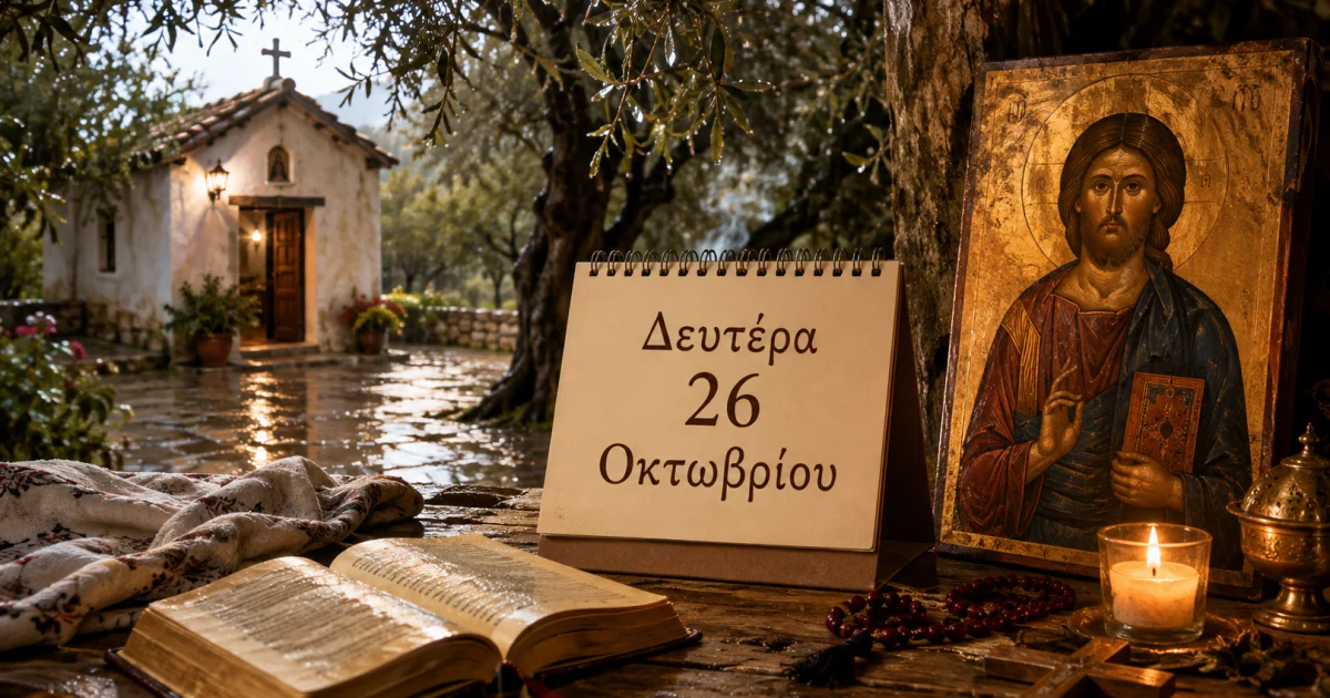 Ποιοι γιορτάζουν σήμερα 26 Οκτωβρίου | Αθλητικά στο LivePress.gr