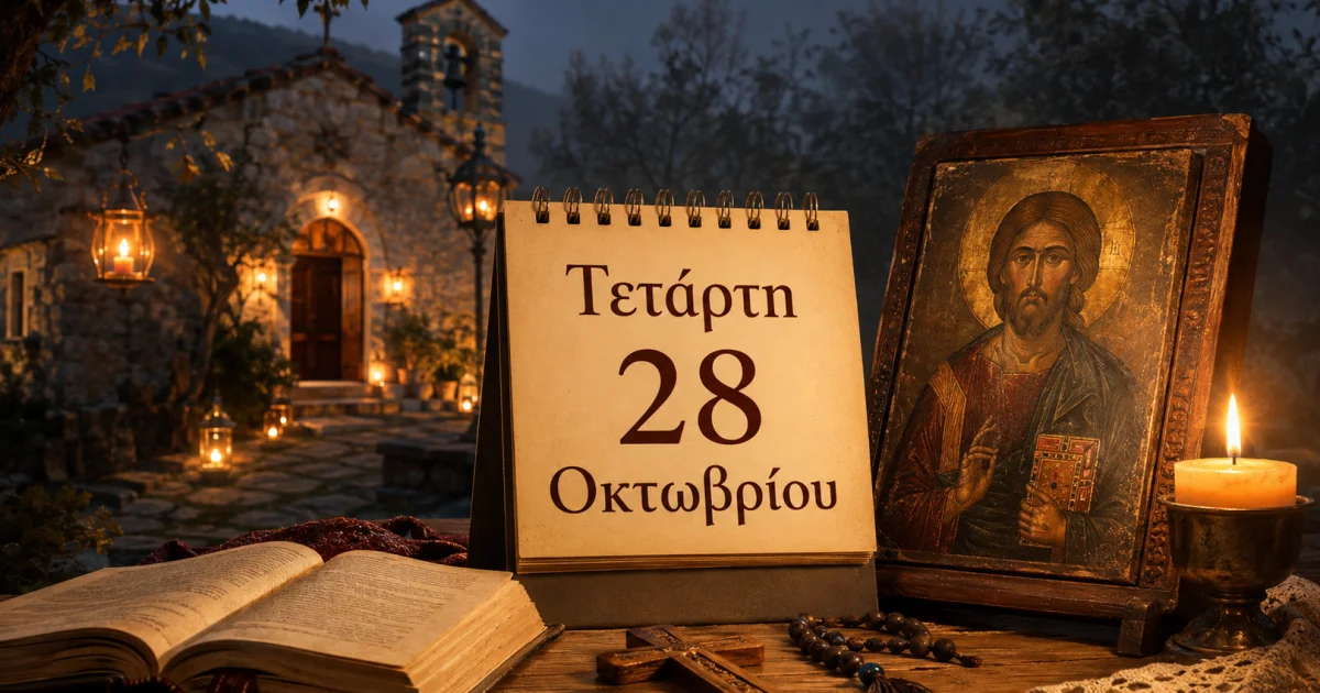 Ποιοι γιορτάζουν σήμερα 28 Οκτωβρίου | Αθλητικά στο LivePress.gr