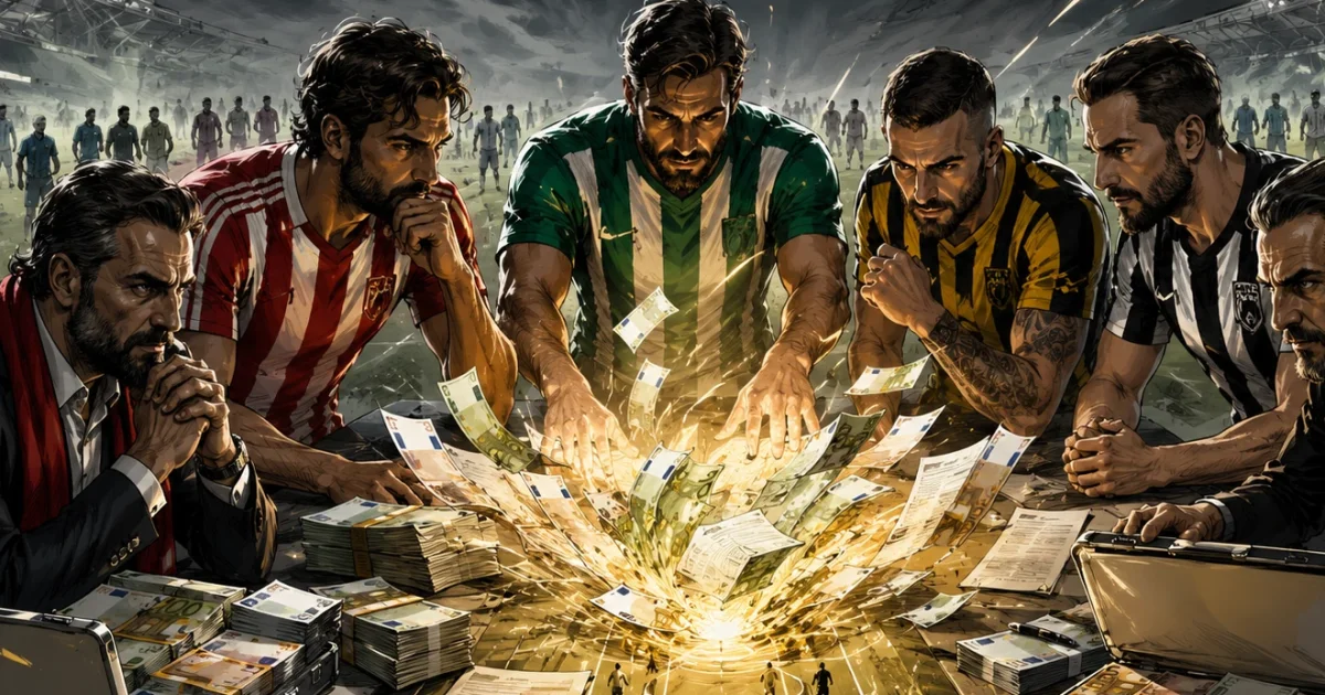 Super League: Πού πήγαν τα 156 εκατ. των μεταγραφών | Αθλητικά στο PlusTV.gr