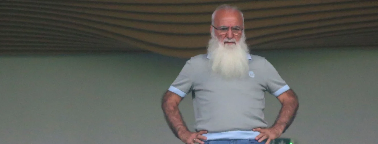 Ο Ιβάν Σαββίδης στην Τούμπα / Φωτογραφία: Intime