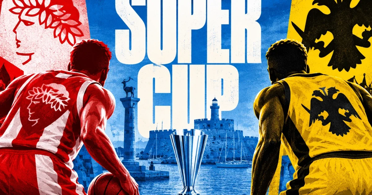 Ολυμπιακός–ΑΕΚ: Πού και πότε παίζουν στο Super Cup | Αθλητικά στο PlusTV.gr