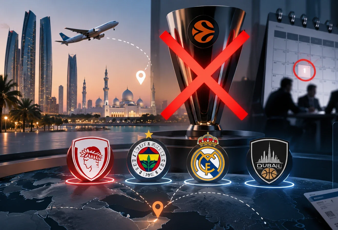 EuroLeague Super Cup, Ολυμπιακός και Άμπου Ντάμπι